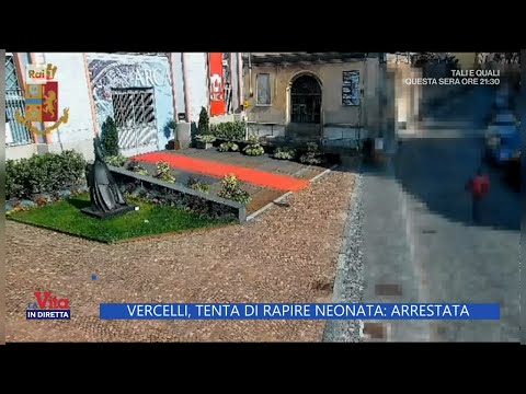 Vercelli, tenta di rapire neonata: arrestata - La Vita in diretta - 23/03/2023