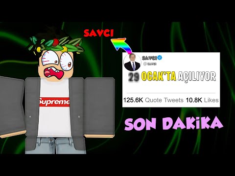 SAVCI ROBLOX İÇİN ÖNEMLİ HABERİ VERDİ..!? 😱*Çabuk İzle* #roblox