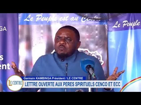 L' INTELLIGENT GERMAIN KAMBINGA EST CONTRE LE DIALOGUE DE PÈRES SPIRITUELS EN CETTE PÉRIODE D GUERRE