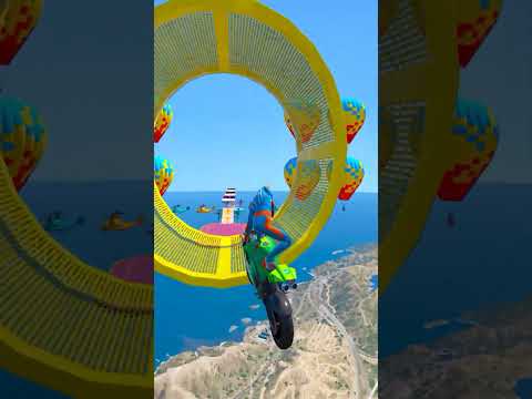 GTA V STUNT RAMP CHALLENGE#shorts