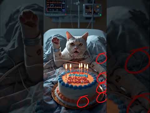 #happybirthday #funny #kitten #animalintelligence #kucing #cute #cat #cake #aicats #shorts #short #o
