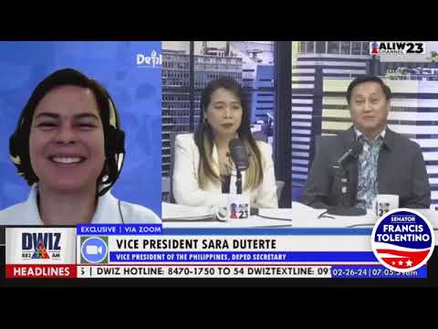 USAPANG TOL sa DWIZ - Kasama si VP at DepEd Secretary, Sara Duterte