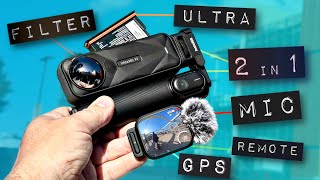 Unlock Your X5's Full Potential with Essential Insta360 X5 Accessories  including GPS Remote/Mic!