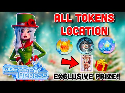 ALL TOKENS LOCATION IN DTI (Roblox event) *GET THIS NEW SECRET PRIZE* 🤫