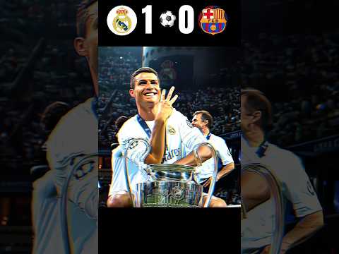 Real Madrid vs Barcelona match 2016 || Imaginary match || #sports #football #viral #cr7 #shorts