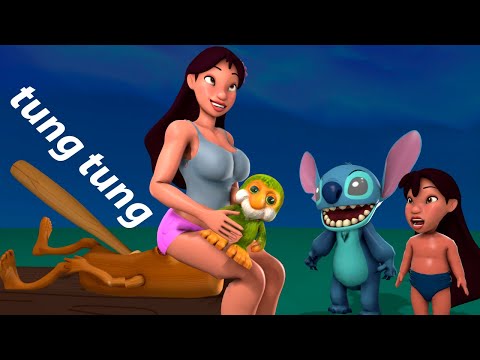 Tung Tung Tung Sahur vs Lilo and Stitch - Italian Brainrot Animation