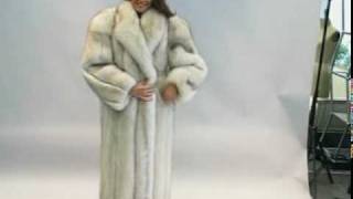 blue fox coat price