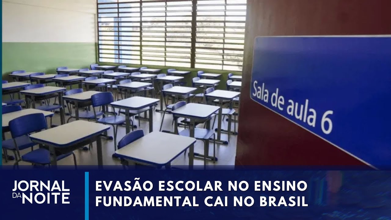 Evasão escolar no ensino fundamental cai no Brasil