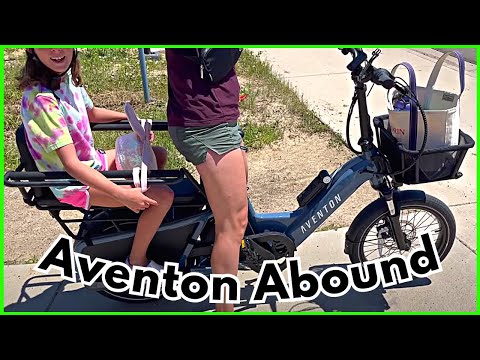 The BEST Cargo Ebike | Everything You Need to Know About The Aventon Abound E-bike