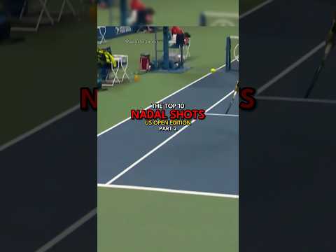 Top 10 Rafael Nadal shots at US open | Part 2