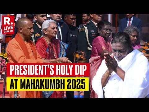 LIVE | President Murmu Takes Holy Dip At Triveni Sangam, Offers Prayers | Mahakumbh 2025