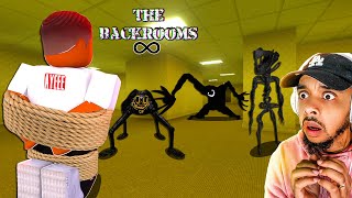I REGRET Going To The Backrooms... Roblox Backrooms Infinite [🔴Roblox Live Stream]