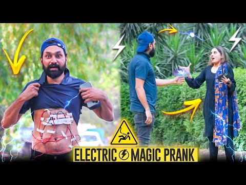 Electric ⚡️ Magic Prank on Strangers 😱‪@nonscriptedpranks