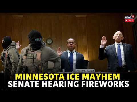 SENATE FIREWORKS: Rand Paul & Keith Ellison Grill ICE Chiefs Over Minnesota "War" | LIVE | N18G