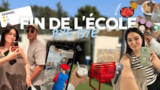 fin de l'école, on s'en va...