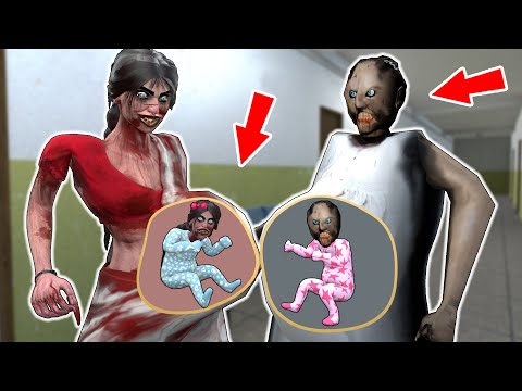 Pregnant Granny vs Pregnant Kamla vs Little Granny - funny horror animation (p.328)
