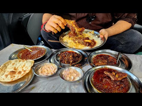 Kaka Bhai Meat Wale | Hindu Meat Dhaba Manthal Ka Bhuna Mutton Aur Paya Bhuna | Jammu food tour