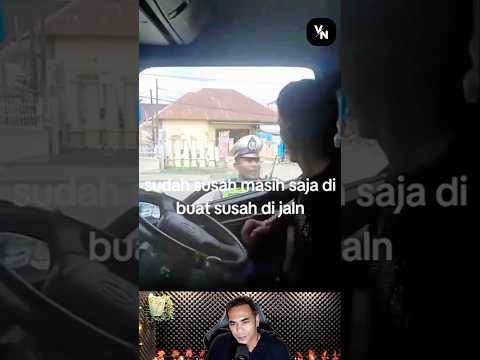 Heboh Sopir truk vs Oknum polisi #viral #trending
