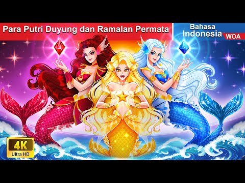 Para Putri Duyung dan Ramalan Permata 💎 Dongeng Bahasa Indonesia 🌜 WOA - Indonesian Fairy Tales