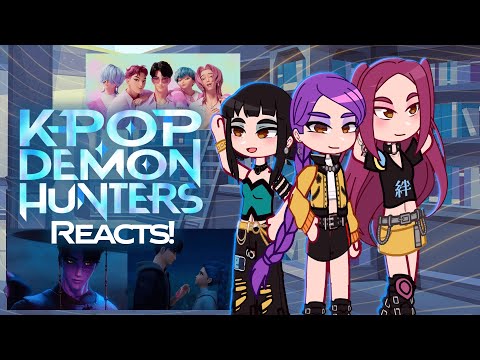 💎💛 | Huntrix Reacts To... 😩 |  KPop Demon Hunters | Gacha
