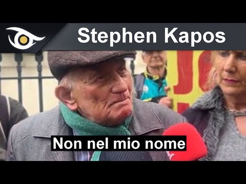 Stephen Kapos: non nel mio nome