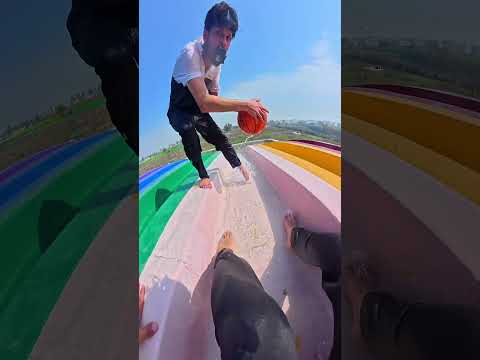 Bela ciao playground parkour waterslides pov
