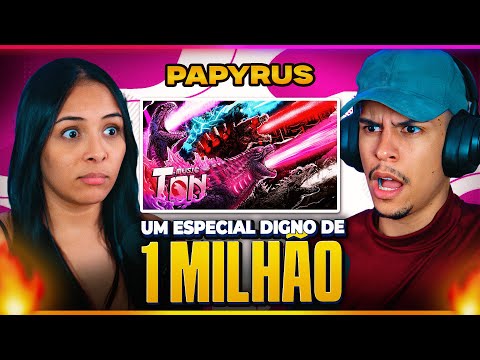 PAPYRUS DA BATATA: No Topo do Mundo | Especial Godzillas | [Casal Jounin React] 🔥