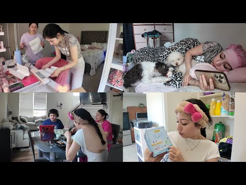 imprimiendo documentos importantes👀.. + deshaciéndome de mas ropa + comiendo en familia🩷