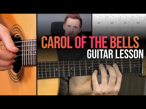 Carol of the Bells - Christmas Fingerstyle Guitar Lesson