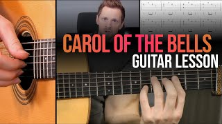 Carol of the Bells - Christmas Fingerstyle Guitar Lesson