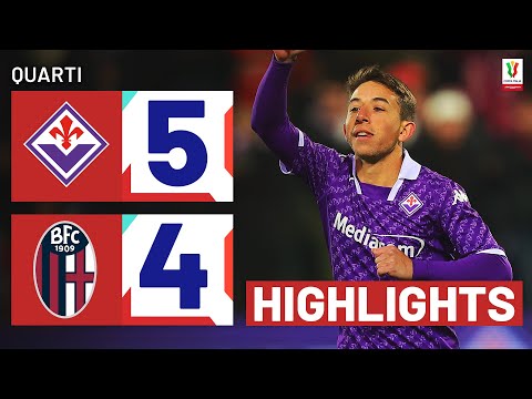 FIORENTINA-BOLOGNA 1-2 | HIGHLIGHTS | QUARTI | Coppa Italia Frecciarossa 2023/24