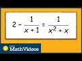 Extraneous Solutions and Equation Methods