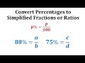 Understanding Ratios and Percentages