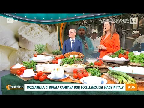 La mozzarella di bufala campana dop - Unomattina - 08/03/2024