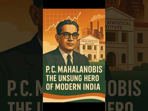 P.C. Mahalanobis- The Unsung Hero of Modern India | National Statistics Day | NSSO |Vajiram and Ravi