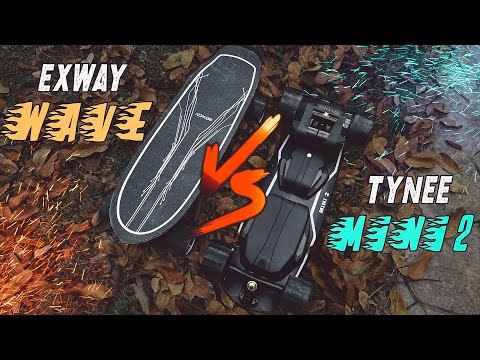 Tynee Mini 2 vs Exway Wave Riot - Best Mini Electric Skateboard?! Unboxing + Real World Test