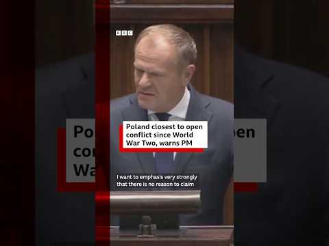 Poland closest to open conflict since World War Two, warns PM. #Poland #Russia #BBCNews