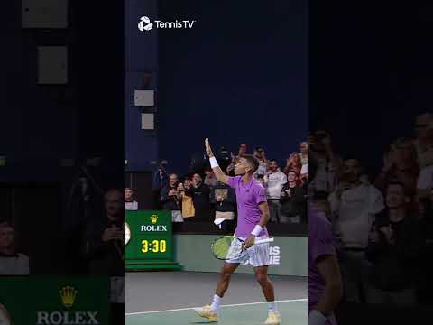 Ice Cold Auger-Aliassime Celebration 🥶