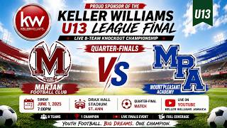 SEMI FINALS MOUNT PLEASANT FA VS MARJAM | U-13 KELLER WILLIAMS LEAGUE FINAL