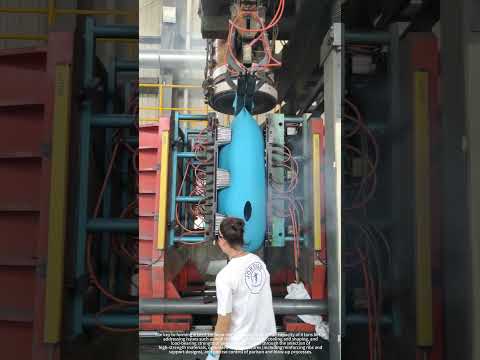 Blow molding of plastic pallets