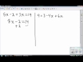 Solving Equations with Like Terms