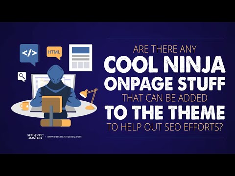 Are There Any Cool Ninja On Page Stuff That Can Be Added To The Theme To Help Out SEO Efforts?
