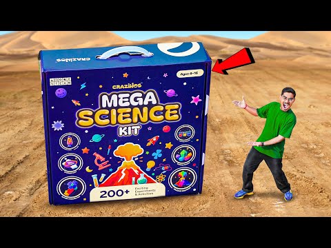 Unboxing & Testing- CRAZINOS MEGA SCIENCE KIT | Cool Science Experiments