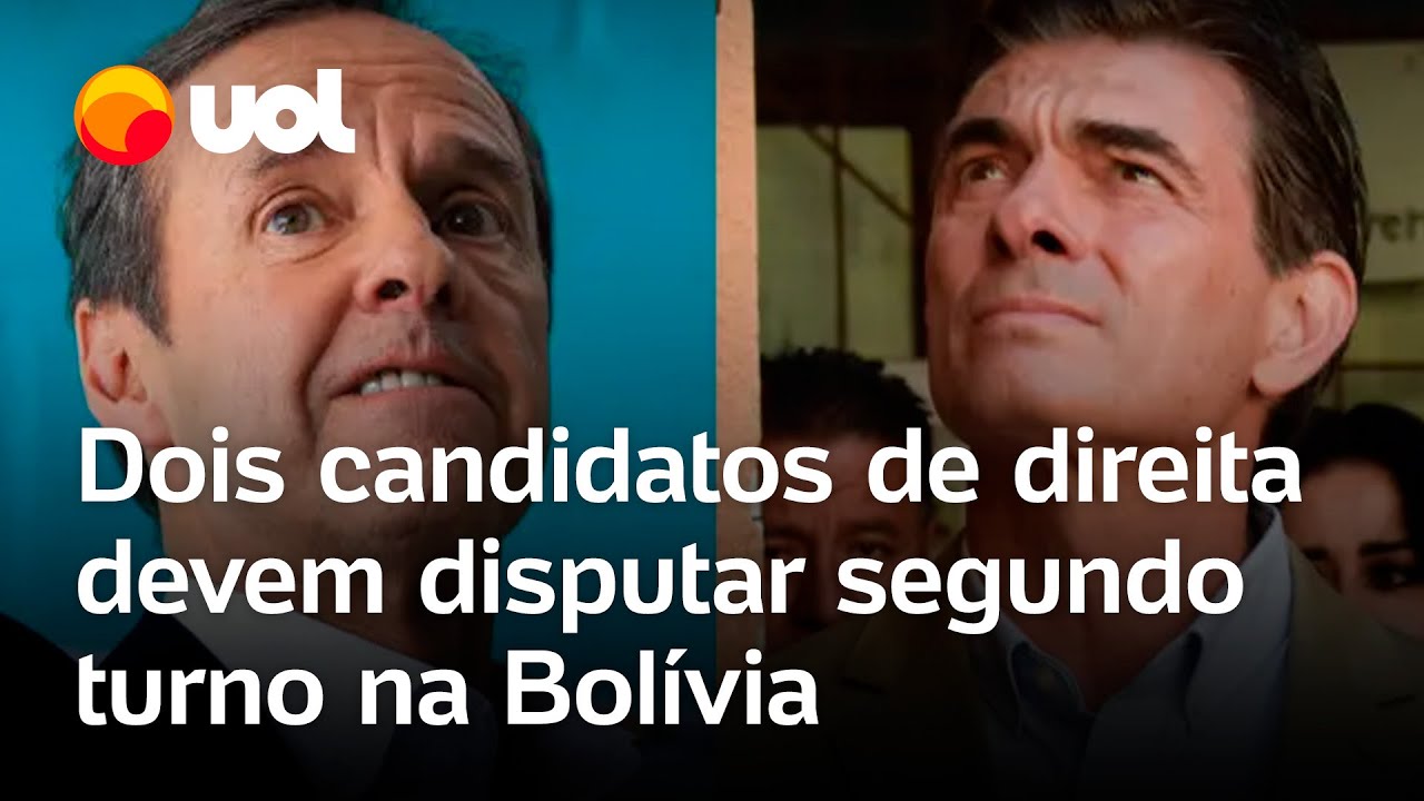 Bolívia terá 2º turno com dois candidatos da direita Rodrigo Paz lidera confira