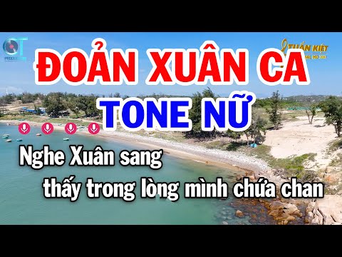 Karaoke Đoản Xuân Ca Tone Nữ ( G ) Nhạc Xuân Mới Nhất 2025 || Karaoke Tuấn Kiệt