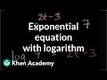 Solving Exponential Equations with Logarithms