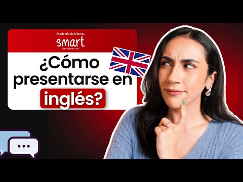 Habla sobre ti | Cómo presentarte en inglés ✨🎤