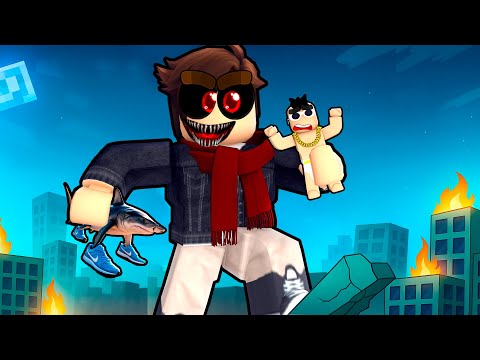 Je me TRANSFORME en GÉANT sur Roblox !
