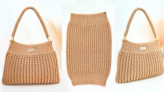 Bolsa de Crochê Incrivelmente Fácil e Rápida | Passo a Passo da Bolsa Teresa