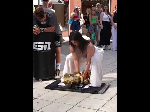 Golden dumbbell challenge #shorts